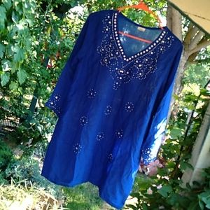 Boho Rhinestone Top